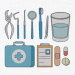 Doctor Set Embroidery Design - 5 Sizes