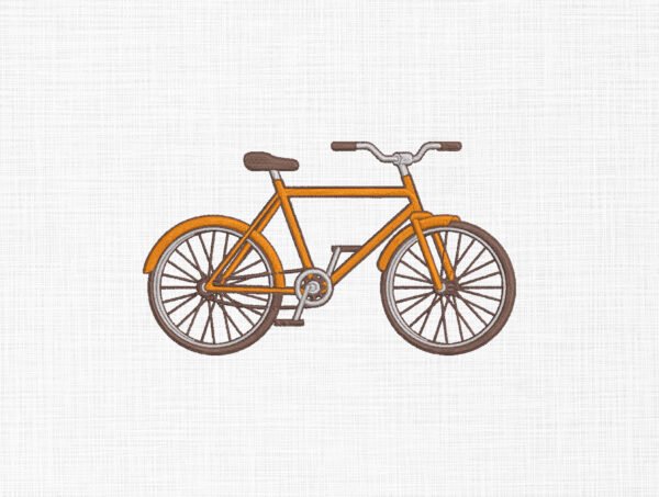 Cycle Embroidery Design - 5 Sizes