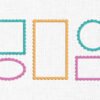Frames Bundle Embroidery Design - 5 Sizes