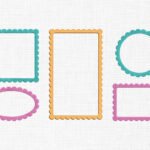 Frames Bundle Embroidery Design - 5 Sizes