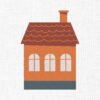 Mini House Embroidery Design - 6 Sizes