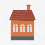 Mini House Embroidery Design - 6 Sizes