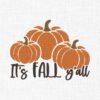 Falling Autumn Pumpkins Embroidery Design - 5 Sizes