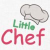 Little Chef Embroidery Design - 5 Sizes