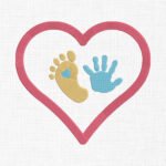 Baby Hand And Feet Embroidery Design - 5 Sizes