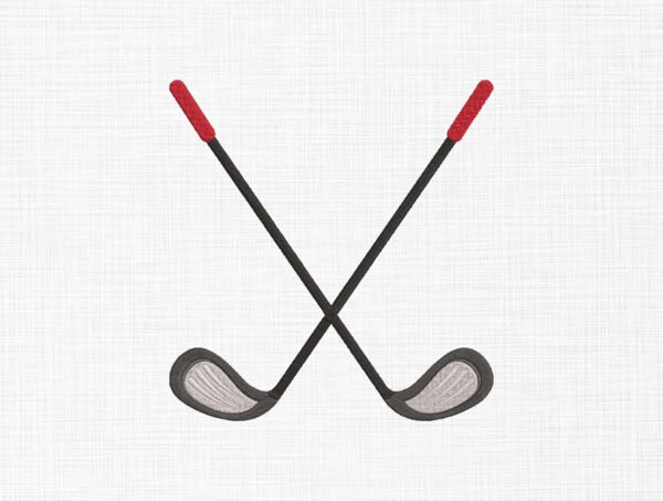 Hockey Embroidery Design - 5 Sizes