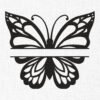 Butterfly Monogram Embroidery Design - 5 Sizes