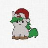 Christmas Unicorn Embroidery Design - 5 Sizes