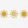 Sun Bundle Embroidery Design - 5 Sizes