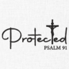 Jesus Protected PSALM Embroidery Design - 5 Sizes