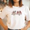 Devil Or Heart Cute Ghost Embroidery Design - 5 Sizes - Image 2