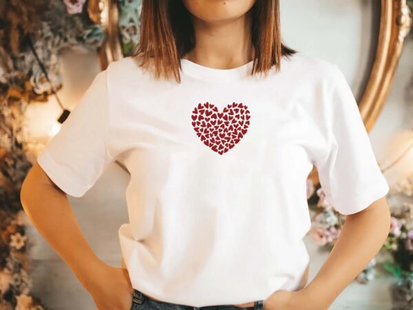 Red Hearts Embroidery Design - 5 Sizes - Image 2