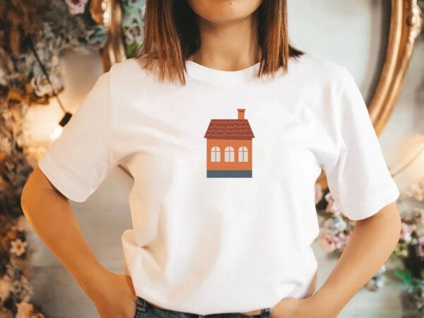 Mini House Embroidery Design - 6 Sizes - Image 2