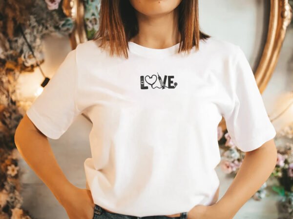 Love Nurse Embroidery Design - 4 Sizes - Image 2