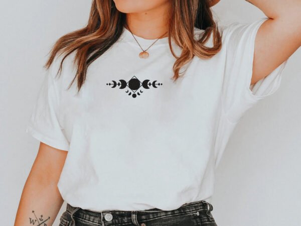 Moon Phases Embroidery Design - 5 Sizes - Image 2