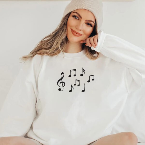 Musical Notes Embroidery Design - 5 Sizes - Image 2