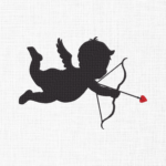 Valentine Cupid Embroidery Design - 5 Sizes