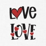 Love Names Embroidery Design - 5 Sizes