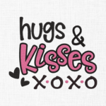 Hugs and kisses xoxo Embroidery Design - 5 Sizes
