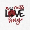 Miss Love Lady Bug Embroidery Design - 5 Sizes