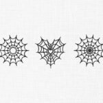 Spider Web Bundle Embroidery Design - 5 Sizes
