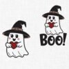 Boo Ghost With Heart Embroidery Design - 5 Sizes