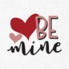 Be Mine Love Embroidery Design - 5 Sizes