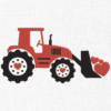 Valentines Jeep Embroidery Design - 5 Sizes