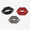 Colorful Lipsticks Bundle Embroidery Design -5 Sizes
