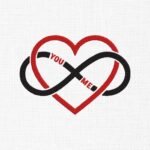 Infinity Love Embroidery Design - 5 Sizes