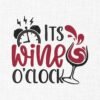 It's Wine O'clock Embroidery Design - 5 Sizes