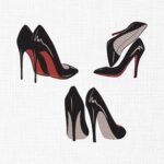 Black Heels Bundle Embroidery Design - 5 Sizes