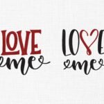 Love Me Valentine Bundle Embroidery Design - 5 Sizes