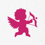 Cupid Embroidery Design - 5 Sizes