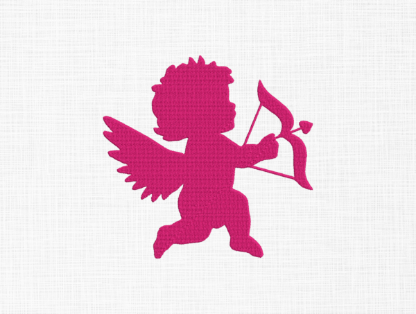 Cupid Embroidery Design - 5 Sizes