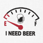 I need beer Embroidery Design - 5 Sizes