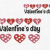 Happy valentines day Embroidery Design - 5 Sizes