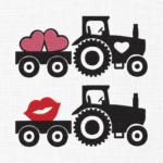 Tractor Embroidery Design - 5 Sizes