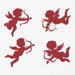 Cupid With Arrows Bundle Embroidery Design - 5 Sizes