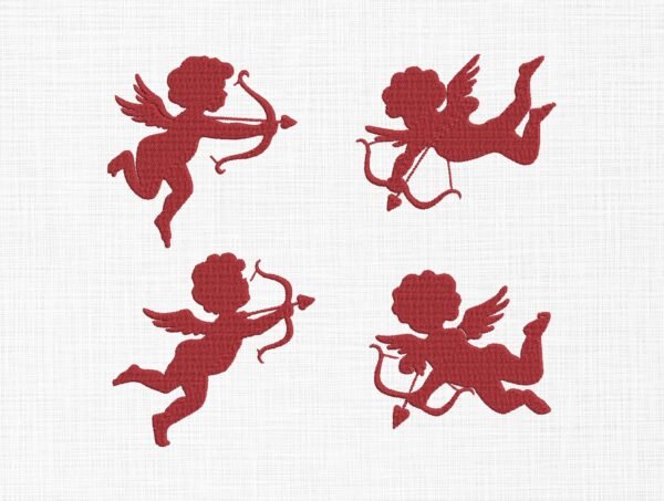 Cupid With Arrows Bundle Embroidery Design - 5 Sizes