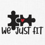 We just fit Embroidery Design - 5 Sizes