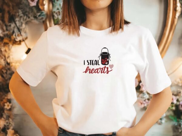 I Steal Hearts Embroidery Design - 5 Sizes - Image 2