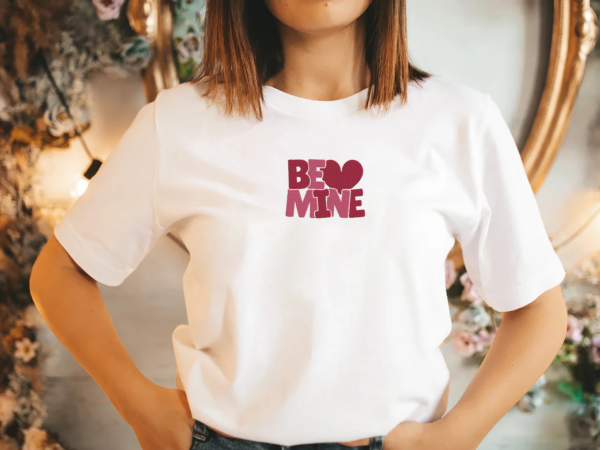 Be Mine Embroidery Design - 5 sizes - Image 2