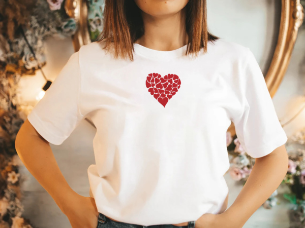 Heart Embroidery Design - 5 Sizes - Image 2