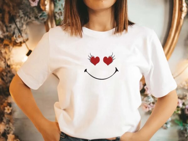 Smiley Face Embroidery Design - 5 Sizes - Image 2