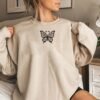 Silhouette Butterflies Bundle Embroidery Design - 5 Sizes - Image 3