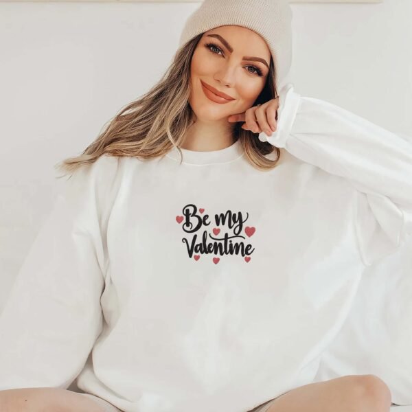 Be My Valentine Embroidery Design - 5 Sizes - Image 3